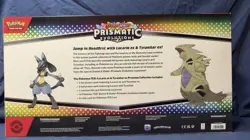 Prismatic Evolutions Lucario Ex & Tyranitar Ex Premium Collection Sealed Pokemon - Image 2