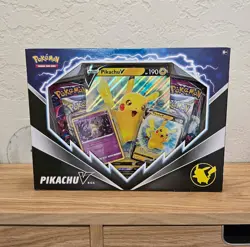 Pokemon TCG Sword & Shield Pikachu V Box: Brilliant Stars and Fusion Strike - Image 1