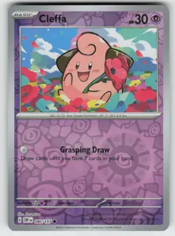 Cleffa 080/197 Common Obsidian Flames Pokemon Reverse Holo Near Mint - Image 1