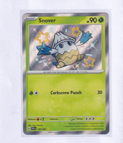 Snover 100/091 Shiny Holo Rare Pokemon 2024 Paldean Fates NM - Image 1