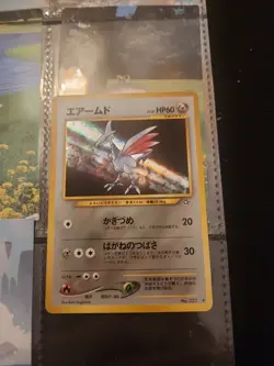 Skarmory Neo Genesis Holo Rare Card No.227 Japanese Pokemon Card LP - Image 2