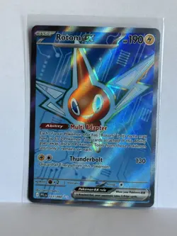 Rotom ex 111/094 Phantasmal Flames Full Art Ultra Rare Holo Pokemon Card NM - Image 1