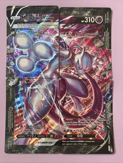 Pokemon TCG Mewtwo V Union SWSH159 SWSH160 SWSH161 SWSH162 Full Set Holo 4 card - Image 1
