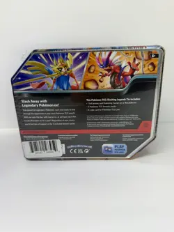 Pokemon TCG Crown Zenith Zacian V Tin Sealed, Cards Booster/Promo 5 TCG Packs - Image 2