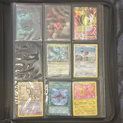 Pokemon & Yu-Gi-Oh! TCG Card Lot Binder Pikachu Machamp Gagaga Magician Foil - Image 2