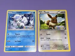 BAB Pokemon Card Eevee & Vulpix Set - Image 2