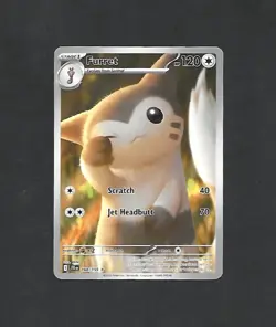 Furret 168/159 - Journey Together Illustration Rare Holo Pokemon Card TCG NM - Image 1