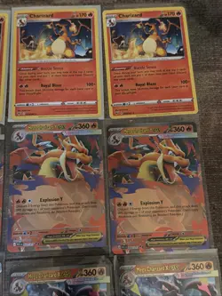 Pokemon TCG Charizard Lot Of 12 Cards - Image 3