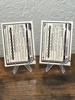 2021 Bowman Chrome Hunter Goodman (RC)#BDC-66 Lot of 2 Cards - Image 2