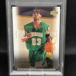 LeBRON JAMES 2003-04 Upper Deck Box Set #6 Head of the Class PSA 7 - Image 2