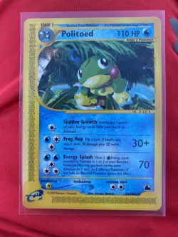Politoed 🐸 25/144 SKYRIDGE Non-holo Vintage Pokemon Card 2003 - Image 1