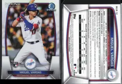 Miguel Vargas Chrome Refractor "the National " Rookie Lot of 12 baseball Cards - Image 1