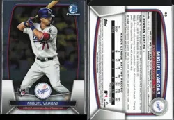 Miguel Vargas Chrome Refractor "the National " Rookie Lot of 12 baseball Cards - Image 2