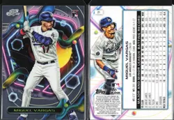 Miguel Vargas Chrome Refractor "the National " Rookie Lot of 12 baseball Cards - Image 3