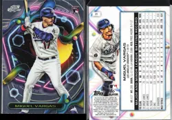 Miguel Vargas Chrome Refractor "the National " Rookie Lot of 12 baseball Cards - Image 4