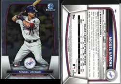 Miguel Vargas Chrome Refractor "the National " Rookie Lot of 12 baseball Cards - Image 5