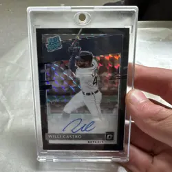 Panini 2020 Donruss Optic Willi Castro Rated Rookie Sigs Auto #RRS-WC One of One - Image 1