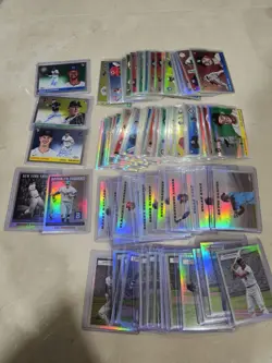2025 Topps Chrome Platinum Lot of 149 Inserts/Prisms/Numbered/Autos - Image 1