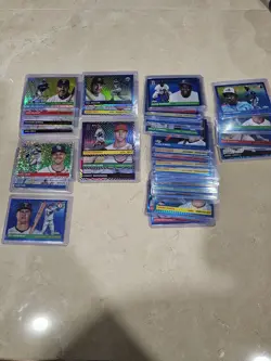 2025 Topps Chrome Platinum Lot of 149 Inserts/Prisms/Numbered/Autos - Image 2
