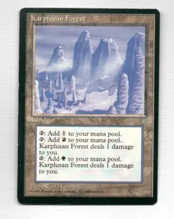 Magic The Gathering: MTG - Karplusan Forest - Land NF - Ice Age 337 Rare - Image 1