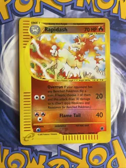 RAPIDASH 26/165 - REVERSE HOLO RARE - EXPEDITION - POKEMON CARD - LP - Image 1