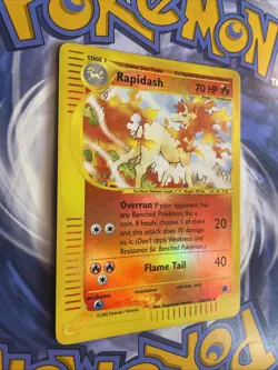 RAPIDASH 26/165 - REVERSE HOLO RARE - EXPEDITION - POKEMON CARD - LP - Image 2