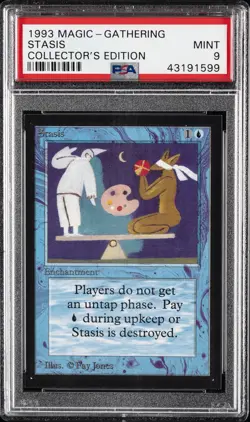 1993 MTG COLLECTOR'S ED STASIS PSA 9 - Image 1