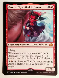 Auntie Blyte, Bad Influence: Mtg Card NM - Image 1