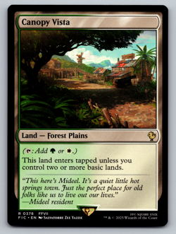 Canopy Vista R 0378 Regular - Final Fantasy MTG Magic The Gathering - Image 1