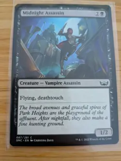 MTG Midnight Assassin 087 Streets of New Capenna M/NM Free UK P&P - Image 1