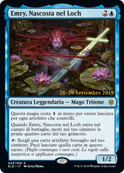 MTG EMRY, LURKER OF THE LOCH FOIL EXC - EMRY, NASCOSTA NEL LOCH - ELD_PRE - Image 1