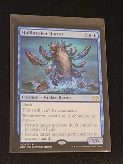 MTG, Hullbreaker Horror, #63 Rare Innistrad: Crimson Vow Magic The Gathering, NM - Image 1