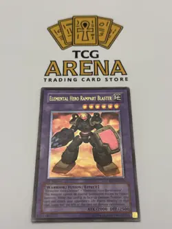 Yugioh Elmental Hero Rampart Blaster EEN-EN033 Ultimate Rare 1st Edition - Image 1