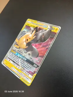 Pokemon Pikachu & Zekrom GX 33/181 SM-Team Up Ultra Rare Holo Tag Team GX NM - Image 3