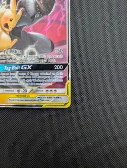 HOT Pokemon Pikachu & Zekrom GX 33/181 SM-Team Up Ultra Rare Holo Tag Team GX NM - Image 2