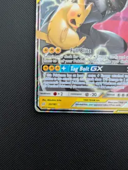 HOT Pokemon Pikachu & Zekrom GX 33/181 SM-Team Up Ultra Rare Holo Tag Team GX NM - Image 3