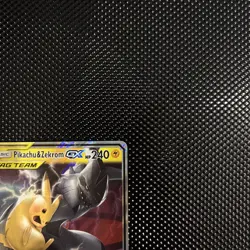 HOT Pokemon Pikachu & Zekrom GX 33/181 SM-Team Up Ultra Rare Holo Tag Team GX NM - Image 5