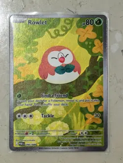 Rowlet 090/088 - ME Perfect Order - Illustration Rare IR - Pokemon TCG Card NM - Image 1
