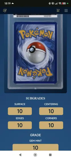 Pokemon TCG Rowlet 090/088 Perfect Order IR Card Ace Gem Mint 10 Perfect Subs - Image 5