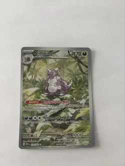 Nidoking Scarlet & Violet 151 Sir Holo Card 174/165 Illustration Rare - Image 1