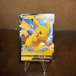 Pikachu V - SWSH061 Sword & Shield Promo Cards #SWSH61 Promo Holo LP Pokemon - Image 1