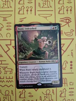 Magic The Gathering MTG Bumi Unleashed Card 211 Regular Mythic Card - Image 1