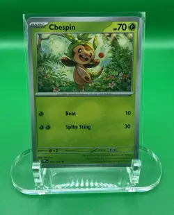 Complete Chespin Set IR Holo Non-Holo Chaos Rising Pokemon NM - 3 card lot - Image 5
