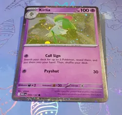 Kirlia 059/132 Cosmos Holo Pokemon Card NM + Swirls! - Image 3