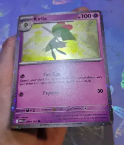 Kirlia 059/132 Cosmos Holo Pokemon Card NM + Swirls! - Image 4
