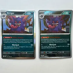 Gengar 050/088 Holo & Reverse Holo- Lot of 2 cards- Pokemon TCG - Image 1