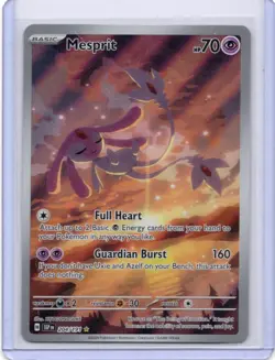 Pokemon TCG Mesprit 204/191 Surging Sparks Illustration Rare Holo Card - Image 1