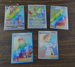 Rainbow Pokemon Card Lot - Image 1