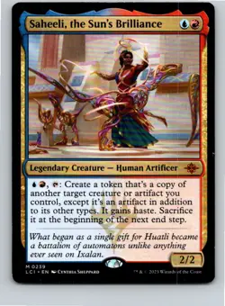Magic the Gathering Saheeli, the Sun's Brilliance The Lost Caverns of Ixalan MTG - Image 1