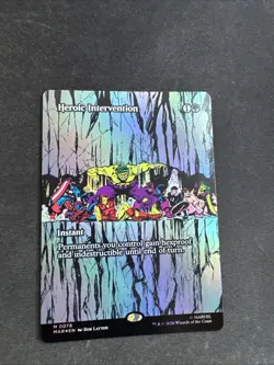 Heroic Intervention (0078) (Borderless) Marvel Universe Eternal-Legal Foil - Image 1